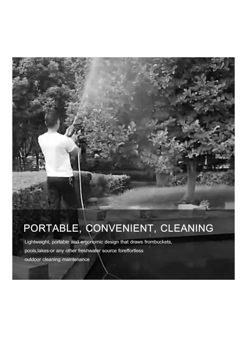 24 V Cordless Portable Washer Electric High Pressure Cleaner Machine 200W 30Bar Lithium Handheld Car Cleaning Device With Foam Generator Nozzle Water Pump  - Image 5