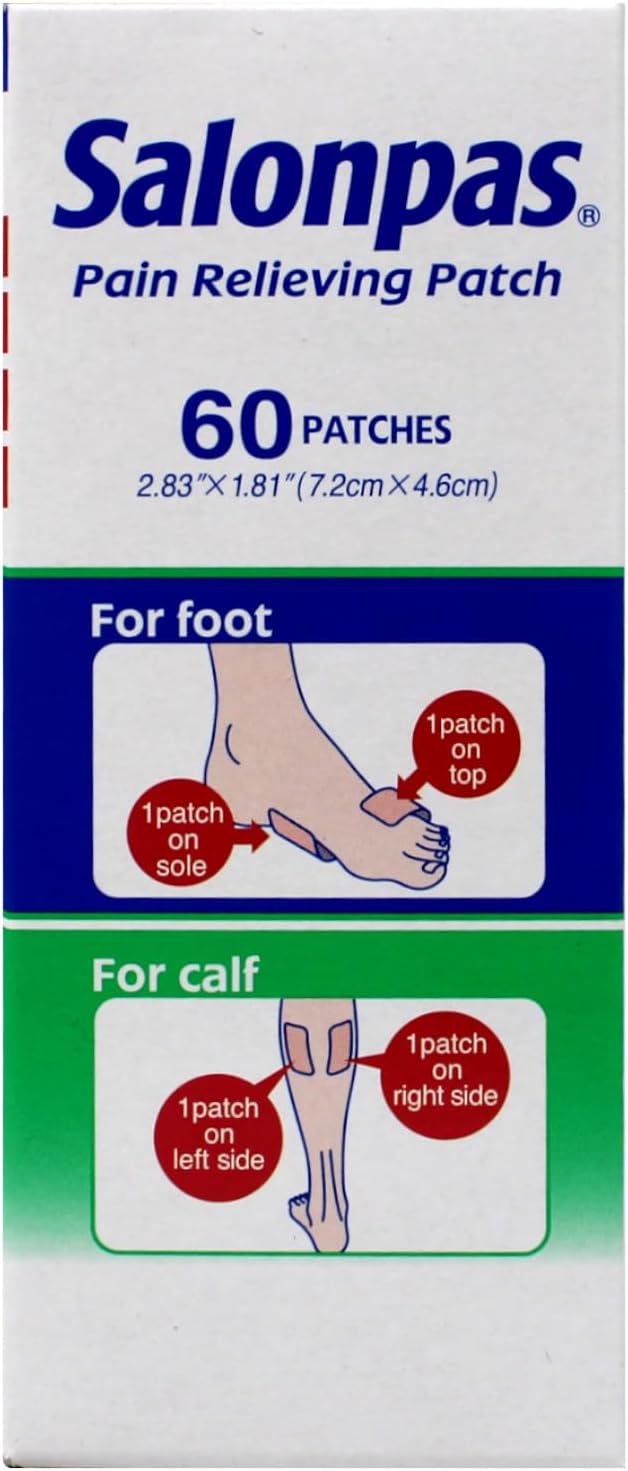 Salonpas Pain Relieving Patches 283 x 181 60 Count Pack 3 - Image 5