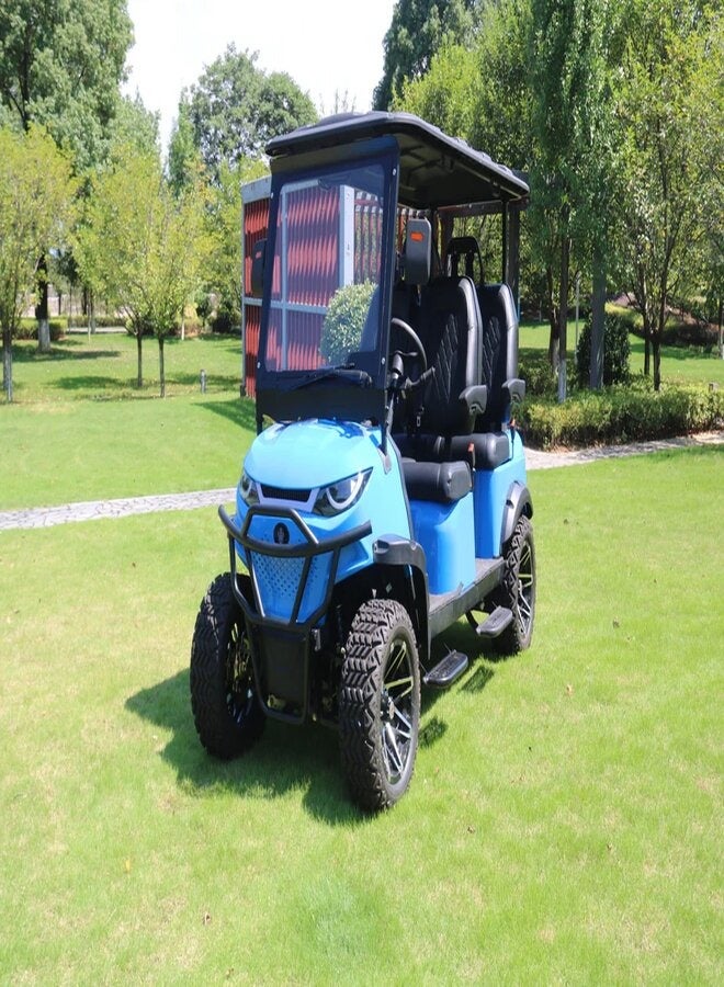 SUNCART 4 Seater MXV4+0 Electric Golf Cart with Touch Screen Dash Board, Quality Leather Seat & 4-Wheel Hydraulic Breaks Golf Buggy - Image 2