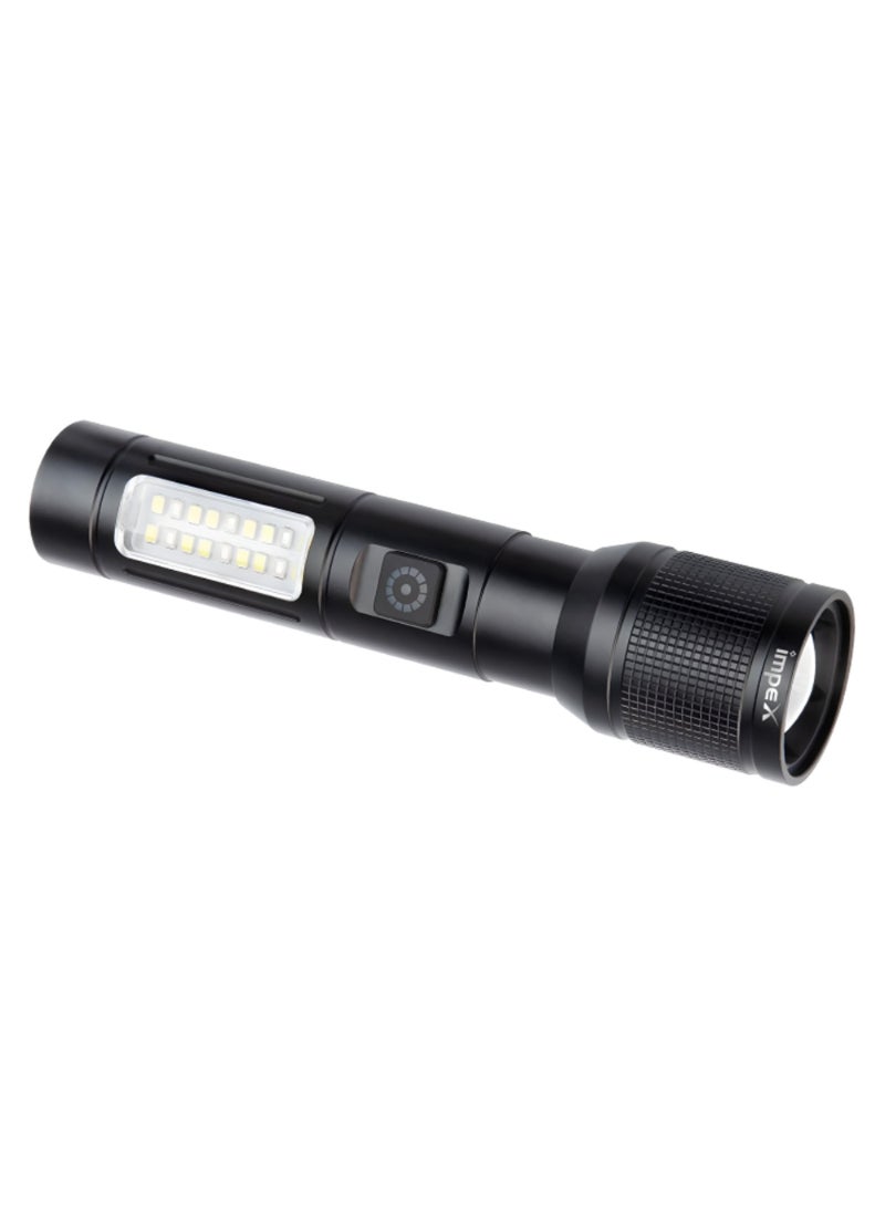 Impex Rechargeable LED Flashlight, 10W, Hunter Z0