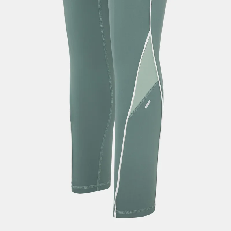 Sun and Sand Sports Green Women's Piping Leggings for Women | Best Price UAE