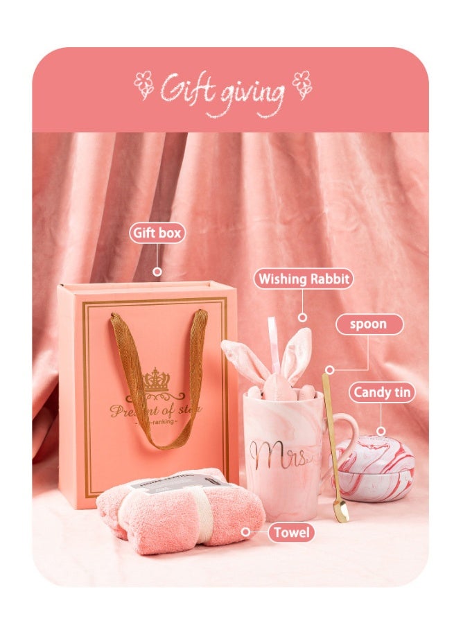 GuRiver Birthday Gift for Girls Woman,Gifts Set for Ladies and Girls Gift Basket for Mother's Day & Eid Gift Basket for Girls,Sister,Mom,Wife,Girlfriend and Friends ,Pink Luxury Gift Box for Mother , Women's Gift Set for Ramadan - Image 4