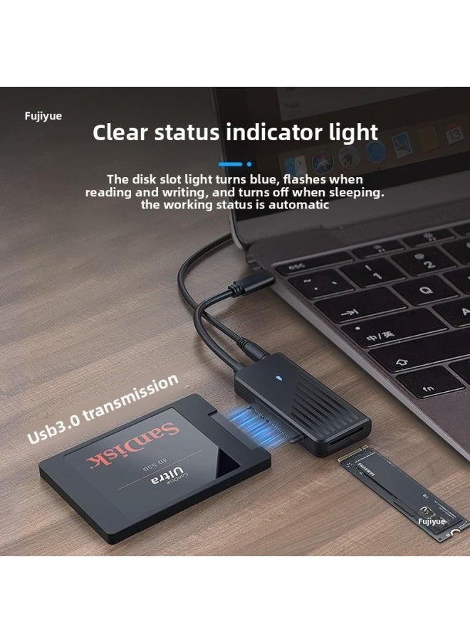 Generic - SATA To USB3.0 Easy Drive Line 2.5/3.5 "Adapter M.2 NGFF Solid State Reader-Capacity:Usb3.0 To Sata [applicable To 2.5inch ] (without Power Hole) - Image 1