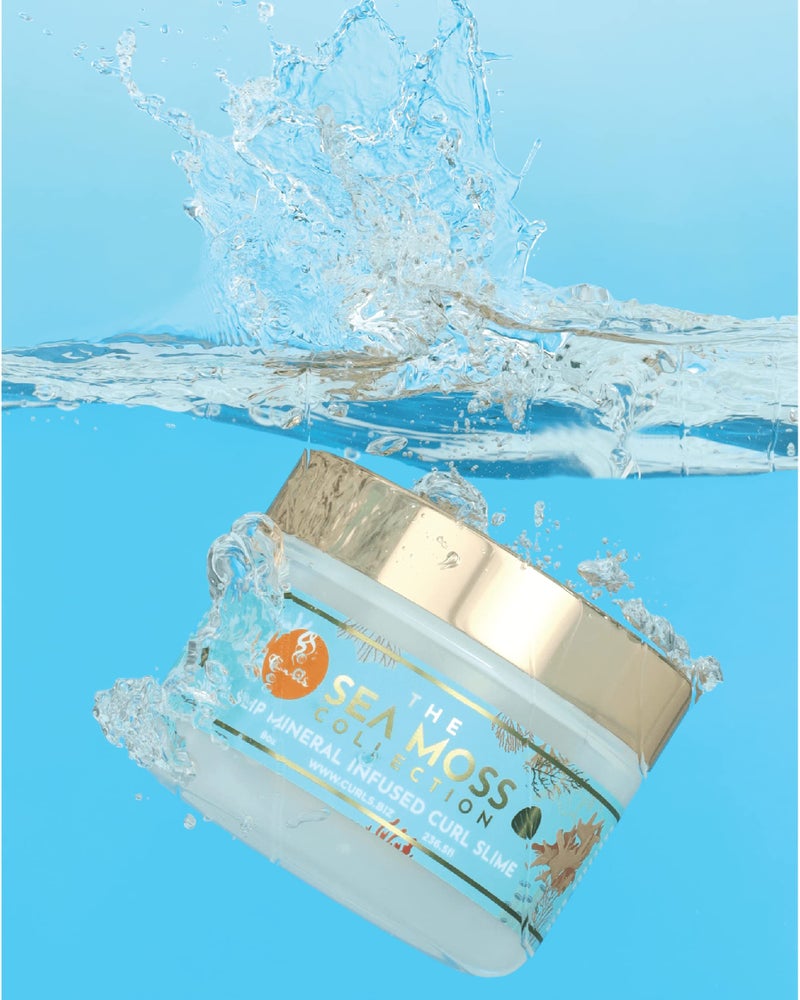 Curls Sea Moss Mineral Infused Slime Hair Jelly - Promotes Healthy Growth, Protects from Styling Damage, Delivers Shiny, Defined, Hydrated Hair - 8oz, 1 Count - Image 2