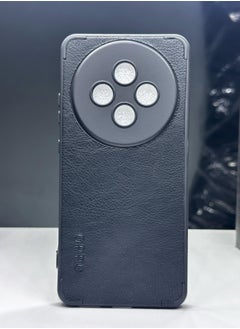 Generic Black Leather Case for Oppo 12F with Black Frame is a case specially designed to protect your device from scratches and shocks.  - Image 1