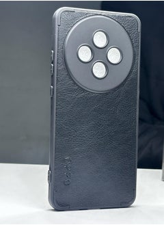 Generic Black Leather Case for Oppo 12F with Black Frame is a case specially designed to protect your device from scratches and shocks.  - Image 2