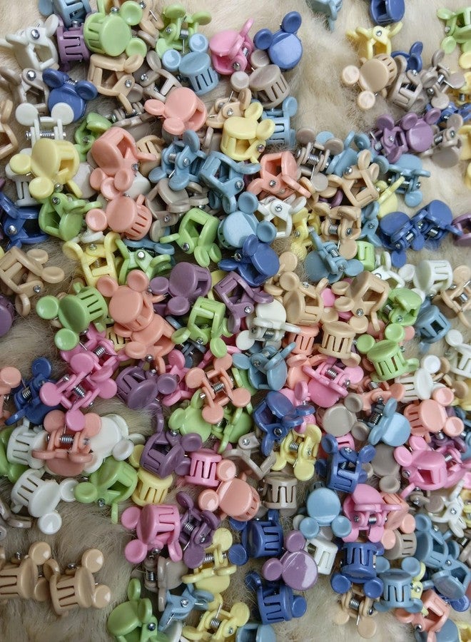 Freebies Mini Hair Clutcher Set of 30 | Stylish Rabbit Mickey Tiny Hair Clips Daily Use - Image 3