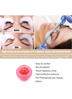 FUNMIX Eyelash Adhesive Remover Cream, Eyelash Extension Remover,Portable Eyelashes Grafting Eyelash Extension Glue Remover Adhesive Gel Removing Cream  - Image 2