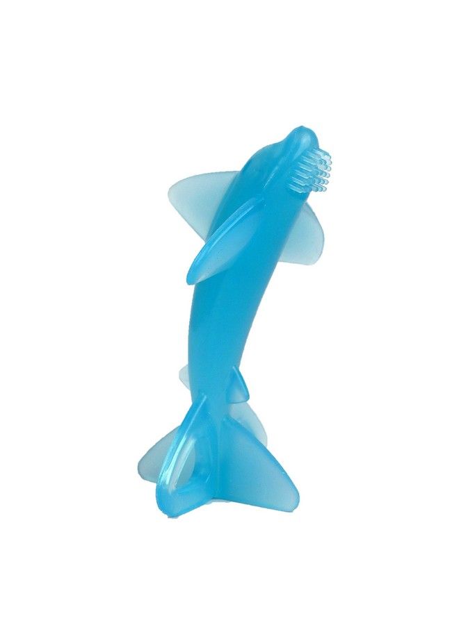 Adore فرشاة أسنان للأطفال على شكل سمكة قرش (بيضاء) - Image 1