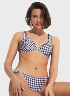 Checked Frill Bikini Top & Bottom Set - pzsku/Z2A7AFDC370CBB0F5E55FZ/45/_/1720024076/fdeacf99-89d3-41a6-bb4a-c2b52e3ac18f