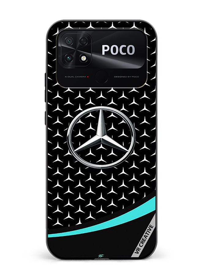 VR CREATIVE Protective Case Cover For Xiaomi Poco C40 Mercedes Amg Petronas F1 Design Multicolour - Image 1