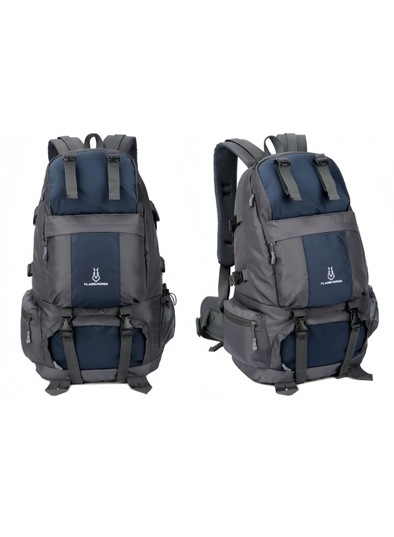 فليم هورس حقيبة تسلق الجبال الجديدة للرجال والنساء في الهواء الطلق حقيبة ظهر بسعة كبيرة 50 لترًا حقيبة ظهر مقاومة للماء - Image 2