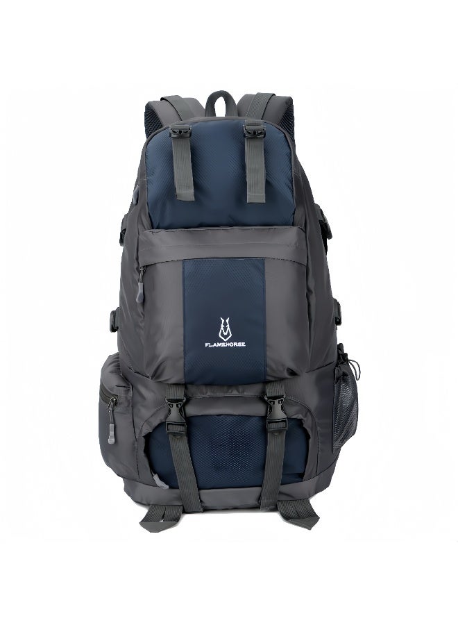 فليم هورس حقيبة تسلق الجبال الجديدة للرجال والنساء في الهواء الطلق حقيبة ظهر بسعة كبيرة 50 لترًا حقيبة ظهر مقاومة للماء - Image 1