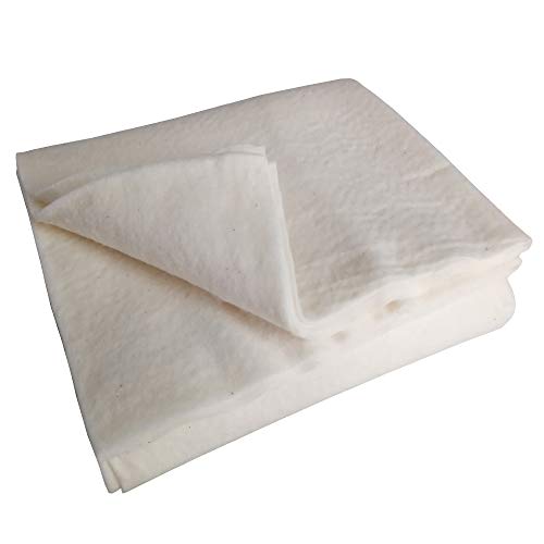 newamishquilt newamishquilt Throw Quilt Batting for Quilting 60X60 Natural Cotton Quilting Batting Fabric for Sewing 