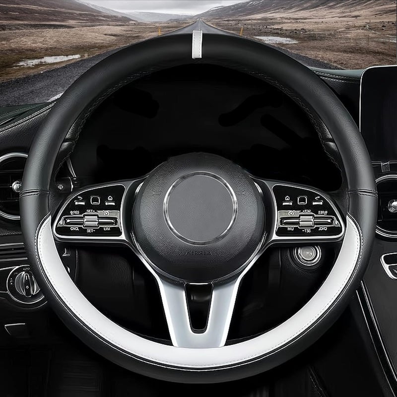 Sawuaa Nappa Leather Steering Wheel Cover for Infiniti - Image 1