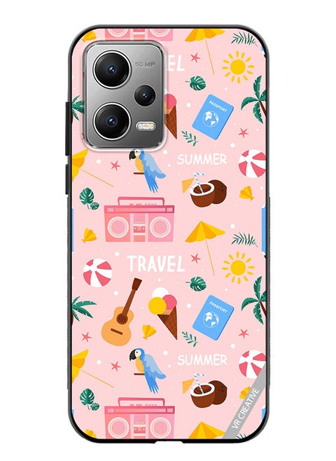 Protective Case Cover For Xiaomi Redmi Note 12 Pro Summer Season Pattern Design Multicolour