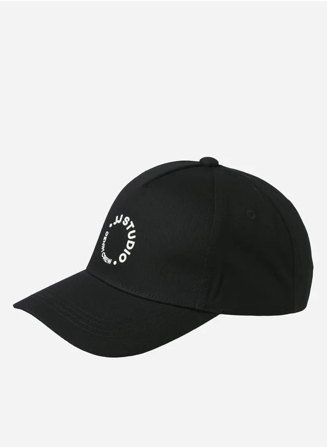 جاك اند جونز Jack & Jones Slogan Print Baseball Cap