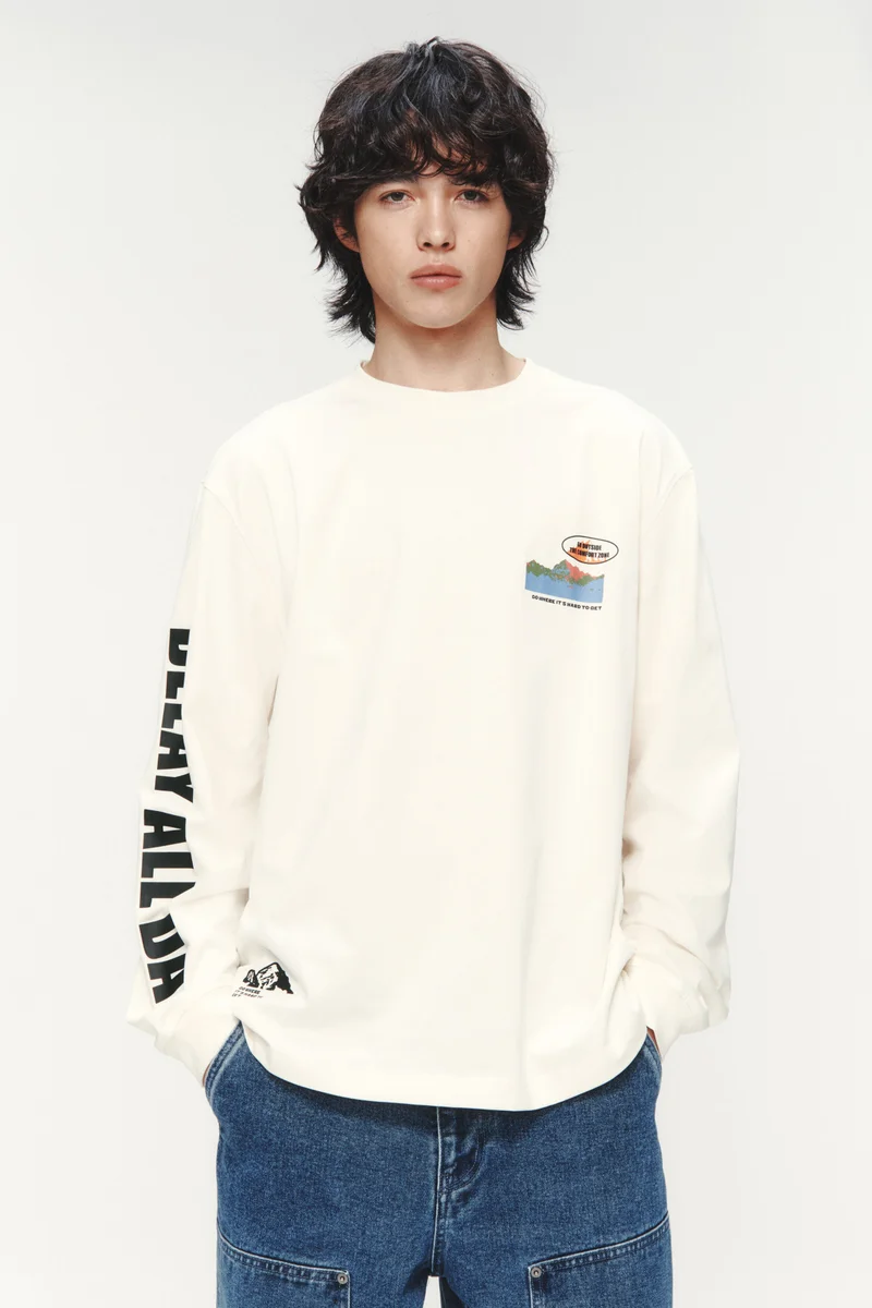 Loose Fit long-sleeved top
