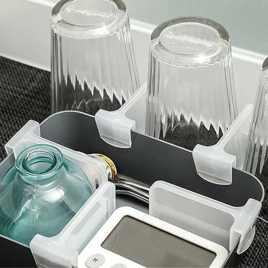 MAVIND MAVIND Fridge Storage Divider for Sachet Seasoning Sauce Packet Space Saving Adjustable Divider for Kitchen Desk Bathroom  - Image 3