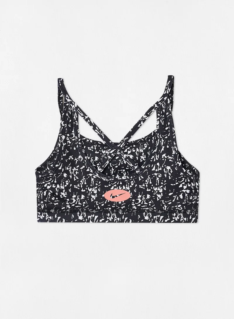 نايكي Girls Dri-FIT Icon Clash Indy AOP Sports Bra