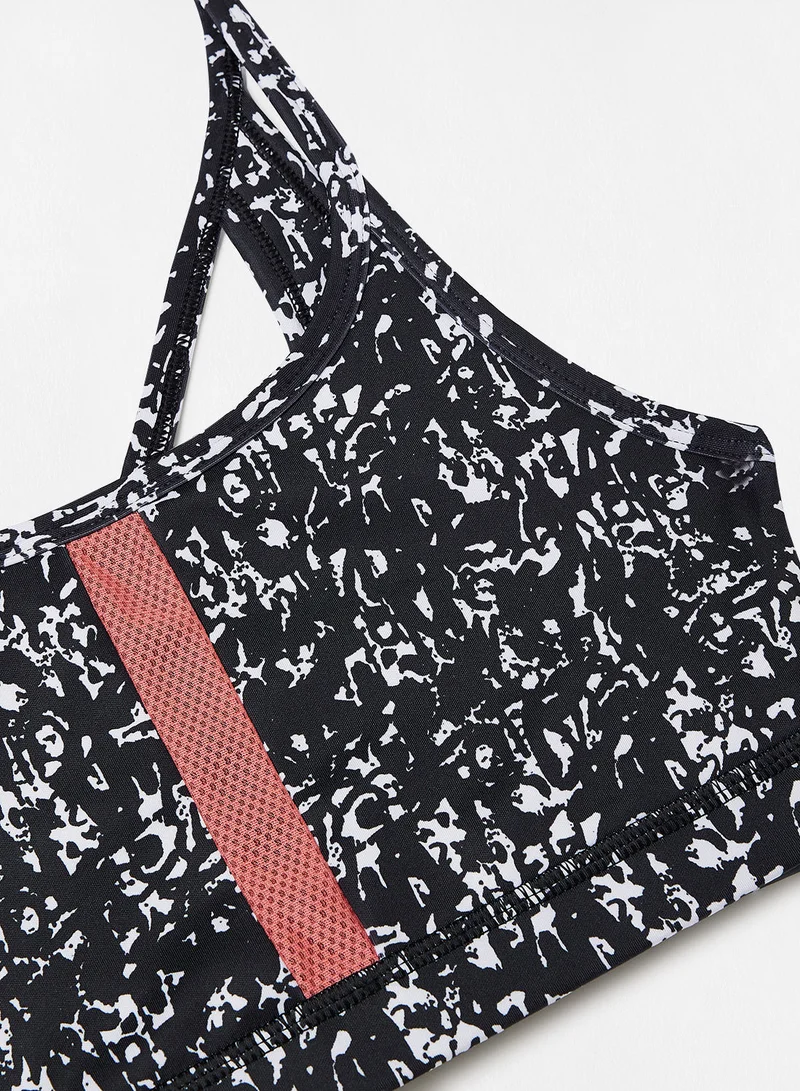 Nike Girls Dri-FIT Icon Clash Indy AOP Sports Bra