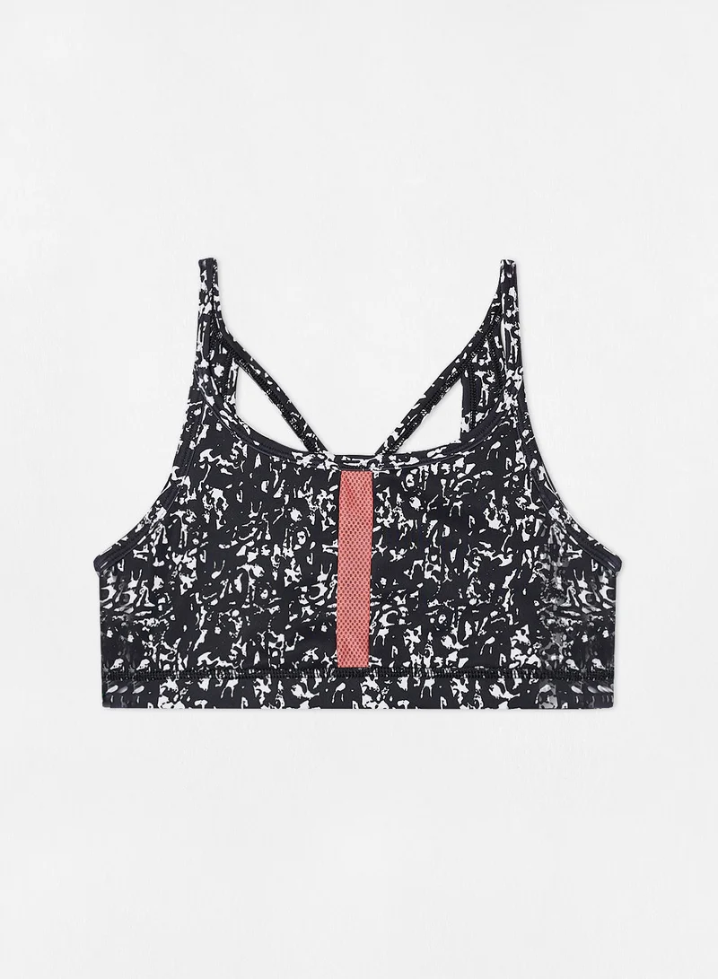 نايكي Girls Dri-FIT Icon Clash Indy AOP Sports Bra
