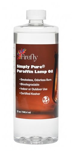 Firefly زيت مصباح بارافين خالي من الروائح كوشير من فايرفلاي - خالي من الدخان، تقريبًا خالي من الروائح، يدوم طويلاً - 32 أونصة - Image 1