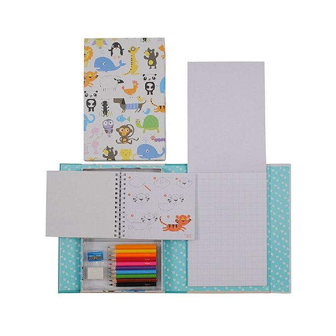 Tiger Tribe How to Draw Animals Kit - 36-page Sketch Pad & Colour Pens, Creative Activity Set for Ages 5 Years+ - Image 5
