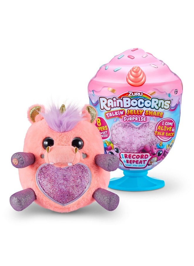Jelly Shake Surprise Series 2 Hippo By Zuru Cuddle Plush Scented Stuffed Animal Slime Mix Talkback Feature And More Ages 3+ (Hippo)
