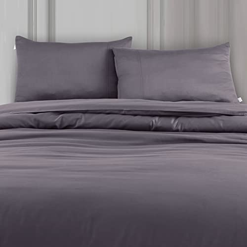 Spread Spain Madison Avenue Cotton Quilt Cover | 400 Thread Count Light Silky Sateen Sheets Single Size Quilt Cover with Zipper Closure | Soft Razai Cover - 60 x 90 inch - Fudge - Image 5