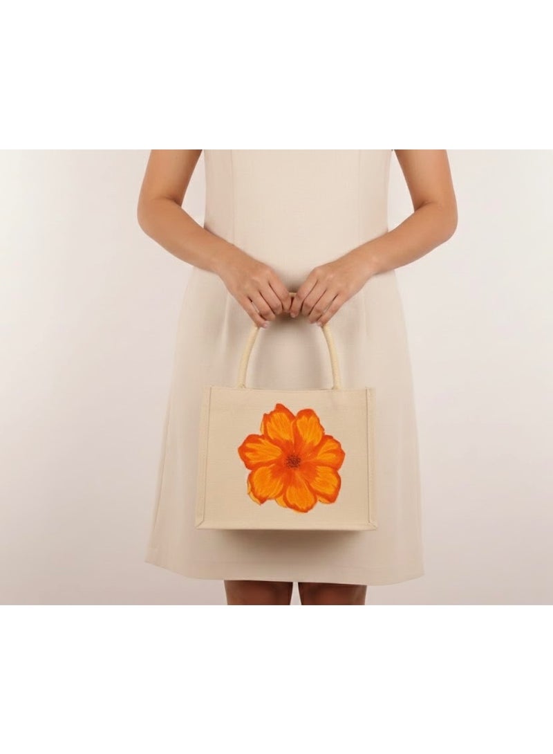 جينتيك حقيبة حمل فنية جمالية - حقيبة كتف فنية مرسومة، حقيبة تسوق قماشية قابلة لإعادة الاستخدام، هدية مثالية للنساء