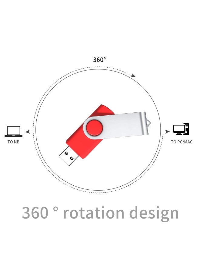 محرك أقراص فلاش USB 2TB ، 2000GB USB3.0 محرك أقراص الإبهام محرك أقراص فلاش الذاكرة عصا للجوال / الكمبيوتر الشخصي / الكمبيوتر المحمول - Image 2