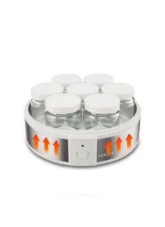 sokany Yogurt Maker With Stainless Steel Body /7 cups/ Light Indicator(SK-08017)  - Image 3