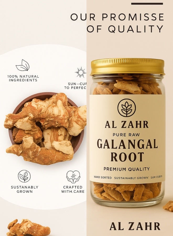 Zahr AL ZAHR Galangal Root – Pure Raw Premium Quality – Hand-Sorted, Sun-Cured & Sustainably Grown – Aromatic Herb for Culinary & Wellness Use - Image 4