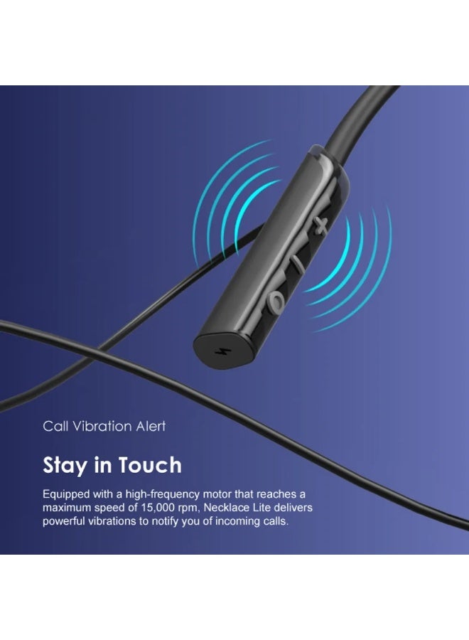 Necklace lite OEB-311 Bluetooth 5.3 Neckband Headset with ENC Technology and Up to 30 Hours of Battery Life - Black - Image 3