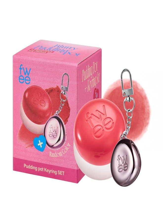 fwee Lip&Cheek Blurry Pudding Pot + Keychain Pendant | Bestie Moment Seventeen | Makeup Blush, Lightweight & Modulable, Multipurpose Soft Matte Finish | 5g - Image 1