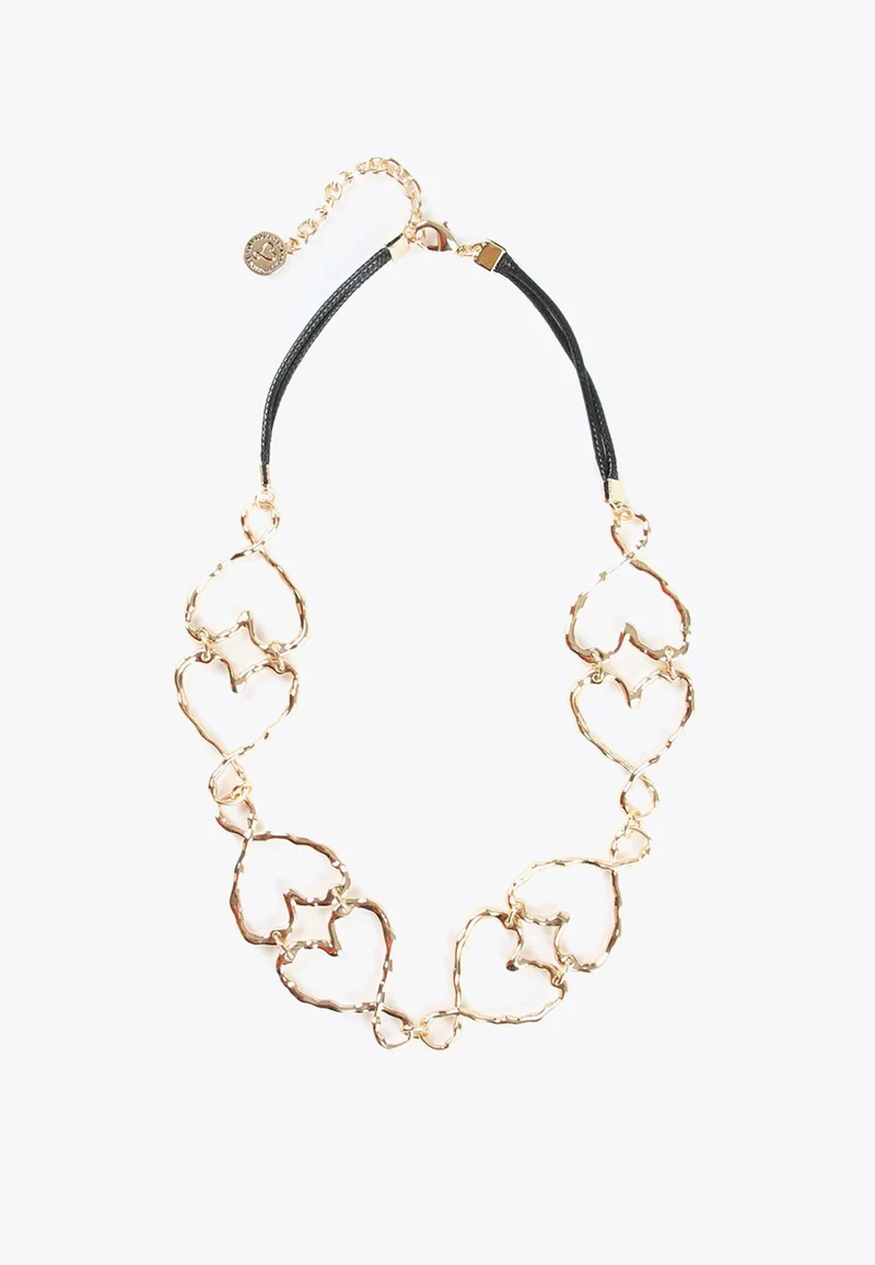 Lola Casademunt Long necklace with hearts