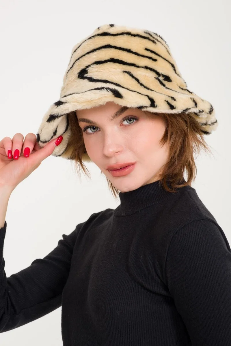 Bahels Women's Special Series Honey Foam Plush Bucket Hat