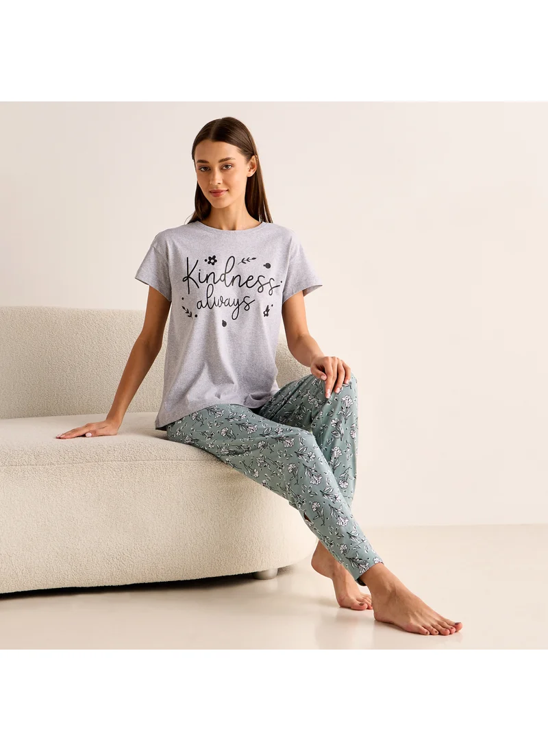 FAV Floral Printed Pyjama Set