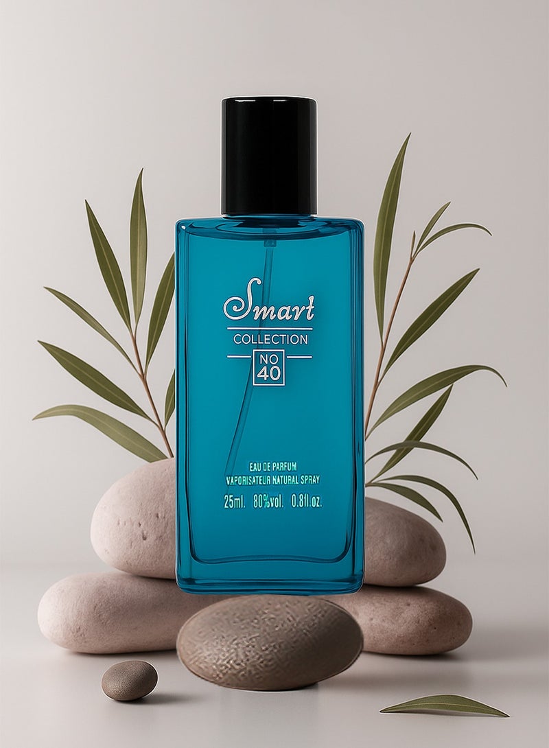 Smart collection Fresh Cool Water Perfume Smart Collection No. 40 Men’s Long Lasting Perfume – 25ml | Woody & Citrus Scent | Eau De Parfum - Image 3