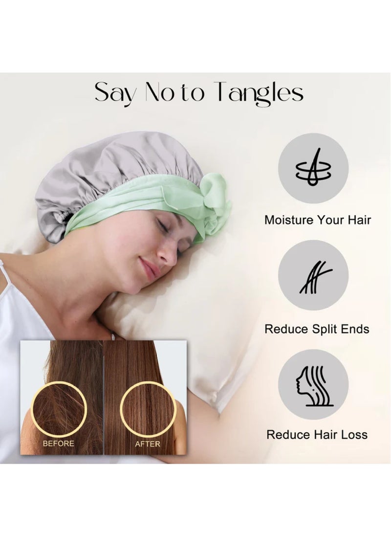 ZIMASILK 100% Double Layered Silk Sleep Cap  - Image 5