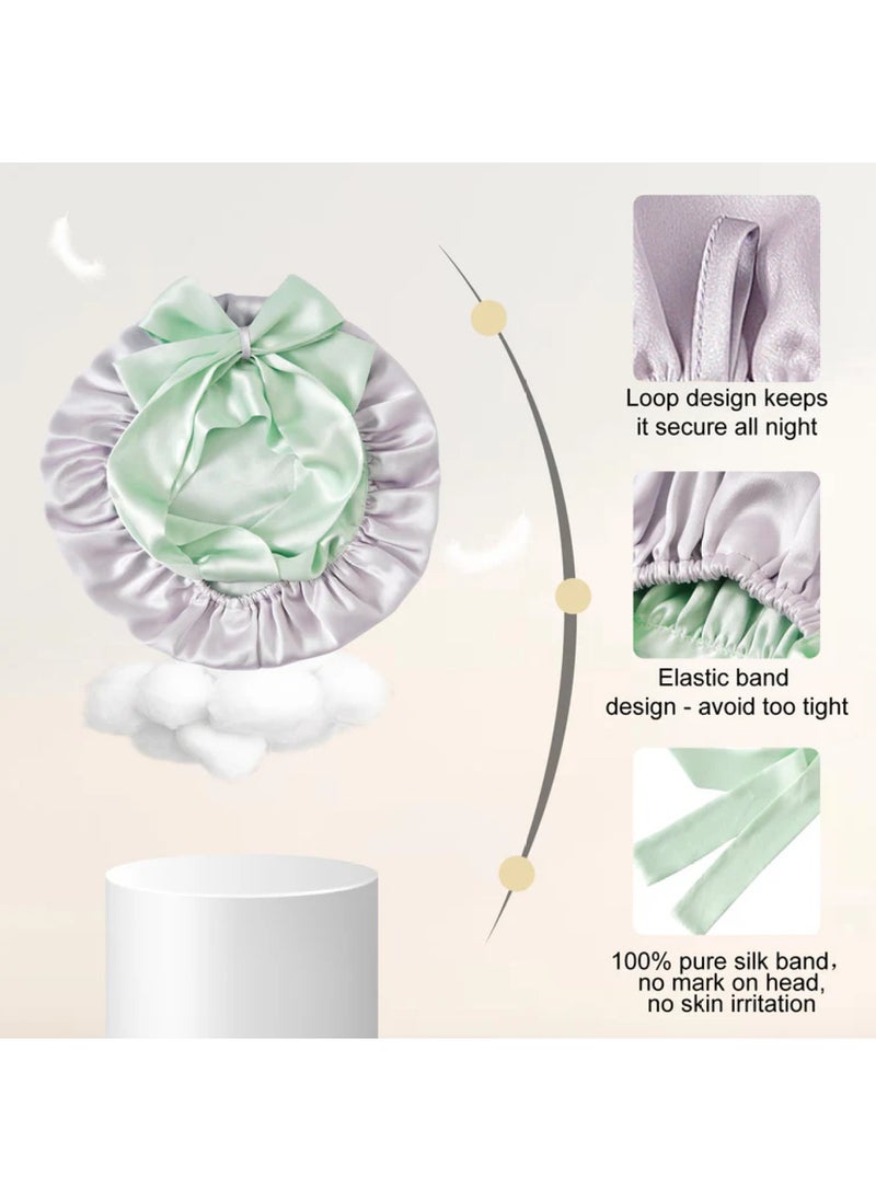 ZIMASILK 100% Double Layered Silk Sleep Cap  - Image 4