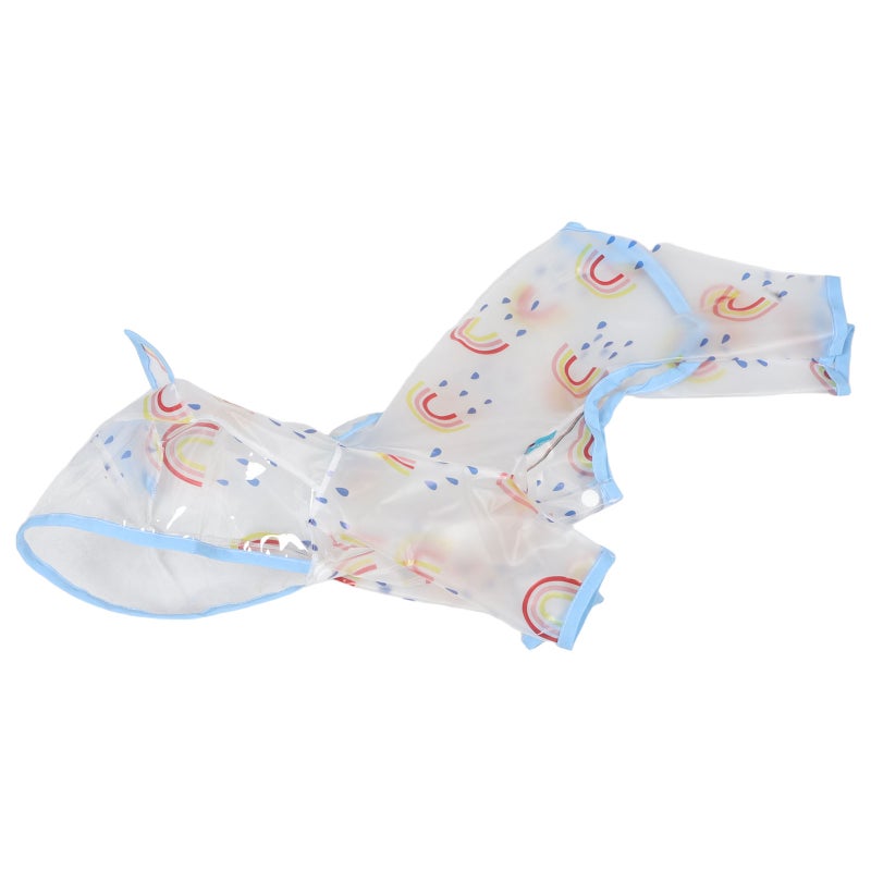 Dog Raincoat: Hooded Pet Rain Jacket for Small and Medium Dogs Button Closure Full Coverage for Rainy Snowy Weather - Image 1