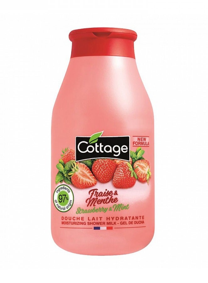 Cottage Moisturizing Strawberry & Mint Shower Gel 250ml