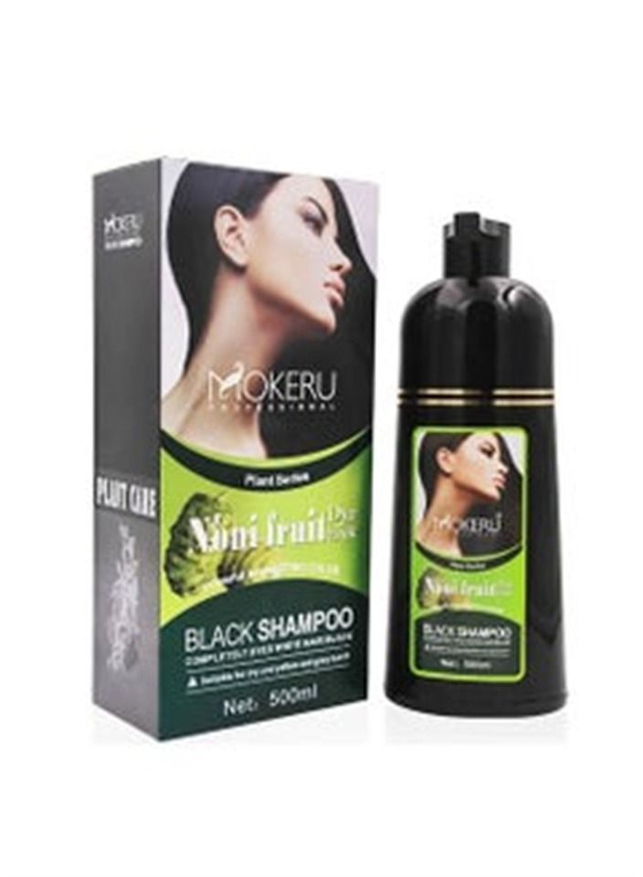 موكيرو شامبو صبغ الشعر بفاكهة نوني أسود ، 500 مل - Image 2