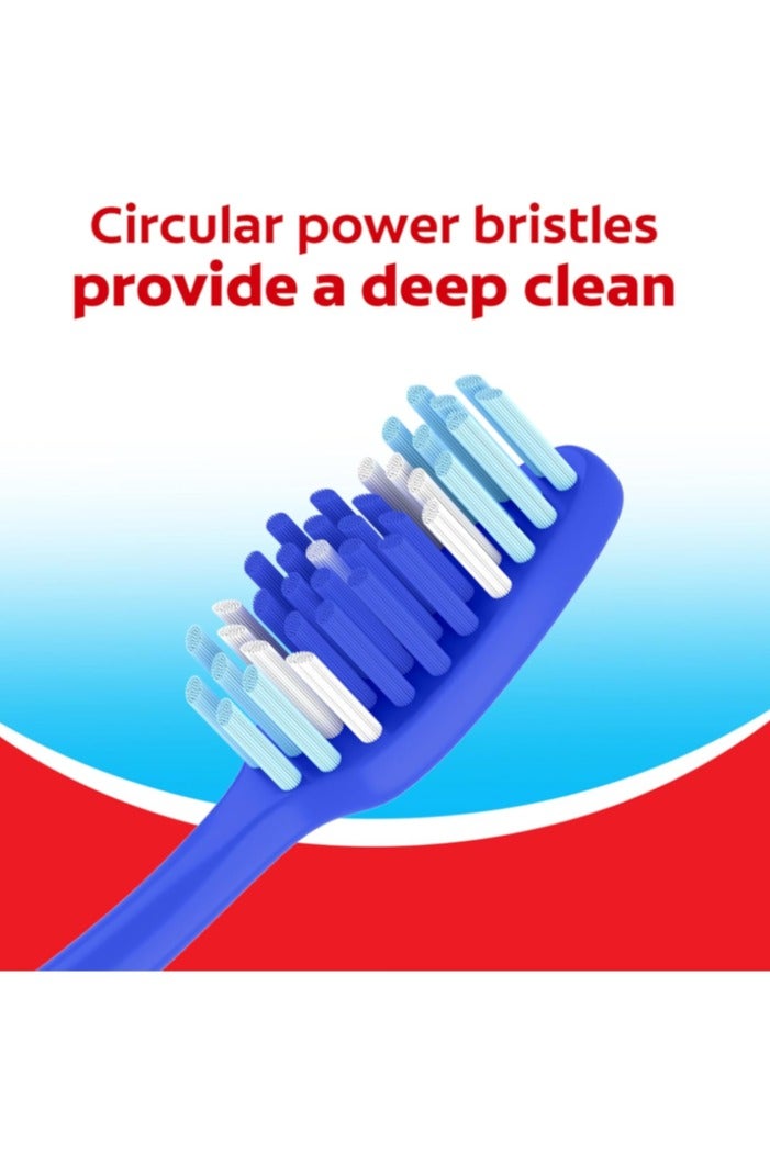 Colgate Toothbrush Medium Triple Action 5+1 Manual Adult Multicolor - Image 4