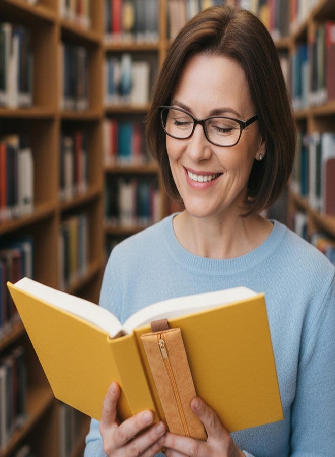 مجموعة XLIUAX من 4 حوامل أقلام مرنة للدفاتر، 4 ألوان، جراب أقلام قابل للتعديل، أربطة مطاطية للدفاتر، حوامل أقلام للمذكرات والمخططات والكتب. - Image 3