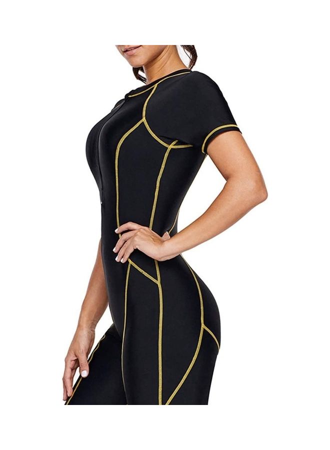 Loquat One Piece Rash Guard Zip Sun Protection XXL - Image 4