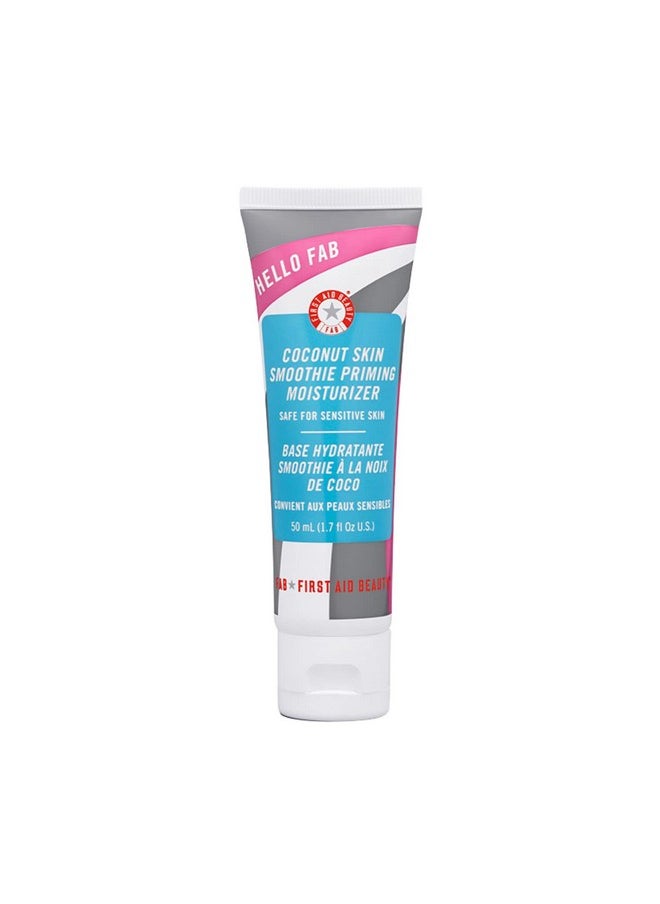 First Aid Beauty - Hello Fab Coconut Skin Smoothie Priming Moisturizer 2 In 1 Moisturizer And Makeup Primer 1.7 Oz. - Image 1