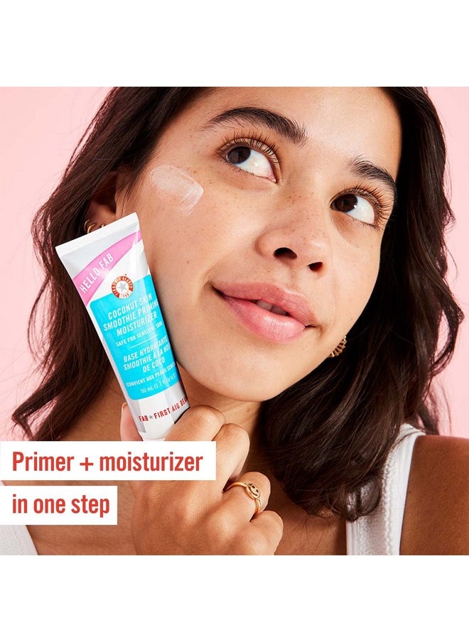 First Aid Beauty - Hello Fab Coconut Skin Smoothie Priming Moisturizer 2 In 1 Moisturizer And Makeup Primer 1.7 Oz. - Image 1